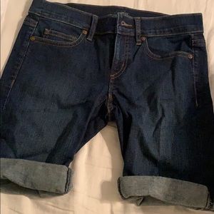 Loft jean bermuda shorts